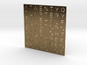 Timesquare Wordclock faceplate (Helvetica font) 3d printed 