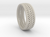 Herringbone Ring Size 12 3d printed 