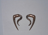 Earrings Tribalspike 2g 3d printed 