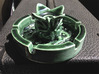 Alien Porcelain Ashtray 3d printed porcelain oribe green alien ashtray
