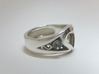 Heart Ring(inner diameter of ring17.4mm) 3d printed 