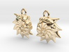 Cristellaria earrings 3d printed 