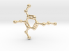 Mescaline Molecule Necklace Keychain 3d printed 