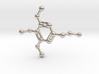 Mescaline Molecule Necklace Keychain 3d printed 