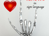  I Love You in Sign Language - Pendant  3d printed 