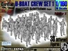 1-160 German U-Boot Crew Set1 3d printed 