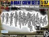 1-87 German U-Boot Crew Set3 3d printed 