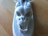 Penholder Skull Sandstone Hollow 3d printed 