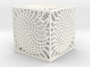 Voronoi cube lampshade ~ 100mm tall 3d printed 