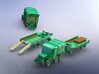 French Laffly S 35 T Tractor w. Tank-Trailer 1/285 3d printed 
