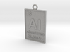 Aluminum Periodic Table Pendant 3d printed 