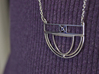 Architectural Pendant 3d printed Chain not included (available at any craft store)