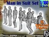 1-160 Man In Suit SET 3d printed 