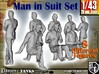 1-43 Man In Suit SET 3d printed 