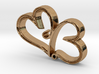 Two Hearts in Love Pendant - Amour Collection 3d printed 