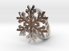 Snowflake Ring 1 d=19mm h35d19 3d printed 