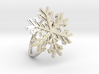Snowflake Ring 1 d=19mm h21d19 3d printed 