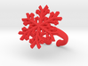 Snowflake Ring 1 d=19.5mm Adjustable h35d195a 3d printed 