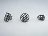 Space Ring: Square 3d printed Space Ring: Square next to the Circle and Diamond versions