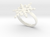 Snowflake Ring 2 d=18.5mm h35d185 3d printed 