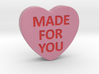 Conversation Heart 3D Valentine 3d printed 