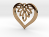 Flower of my Heart Pendant - Amour Collection 3d printed 