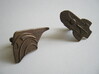 Rocketeer Cufflinks 3d printed Antique Polished Bronze