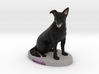 Custom Dog Figurine - Cinder 3d printed 