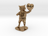 Valentines Day Cat holding Heart 3d printed 