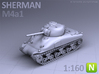 SHERMAN M4A1  (N scale) 3d printed 