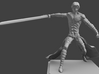Barbarian figurine 3d printed 