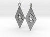 Triangle Earrings (Large) 3d printed 