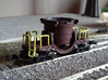 Iron Ladle Car Parts - Nscale 3d printed Painting and rails by @intermodalman123
