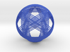 Woven Sphere 3d printed 