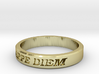 Carpe Diem US Size 10 Ring 3d printed 