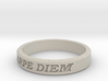 Carpe Diem US Size 10 Ring 3d printed 