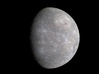 Craters of Mercury Pendant 3d printed 