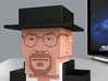 Breaking Bad Heisenberg (large) 3d printed 