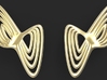WAVE Earrings (1 Pair) 3d printed 