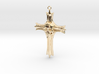 Skull Crucifix Pendant 3d printed 