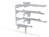1/12 scale weapons set FN FAL MP-38 LEmk4 3d printed 