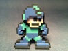 World of Nintendo Style 8-Bit Megaman Figure 3d printed 