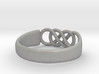 Double Infinity Ring 15.3mm Size4-0.5 3d printed 
