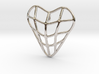 Heart cage pendant 3d printed 