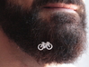 Bike for beard - front wearing 3d printed 