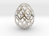 Trellis - Decorative Egg - 2.3 inches 3d printed 3d mesh egg