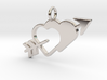 Love Arrow Pendant - Amour Collection 3d printed 