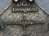 LIGO Gravitational Waves 3d printed Detail of the Livingston Chirp