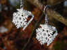 Snowflake Earrings 3 3d printed 