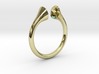 Gramaphonic Sharp Ring, US size 8, d=18 mm 3d printed 